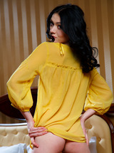 Eilona In Yellow Dress