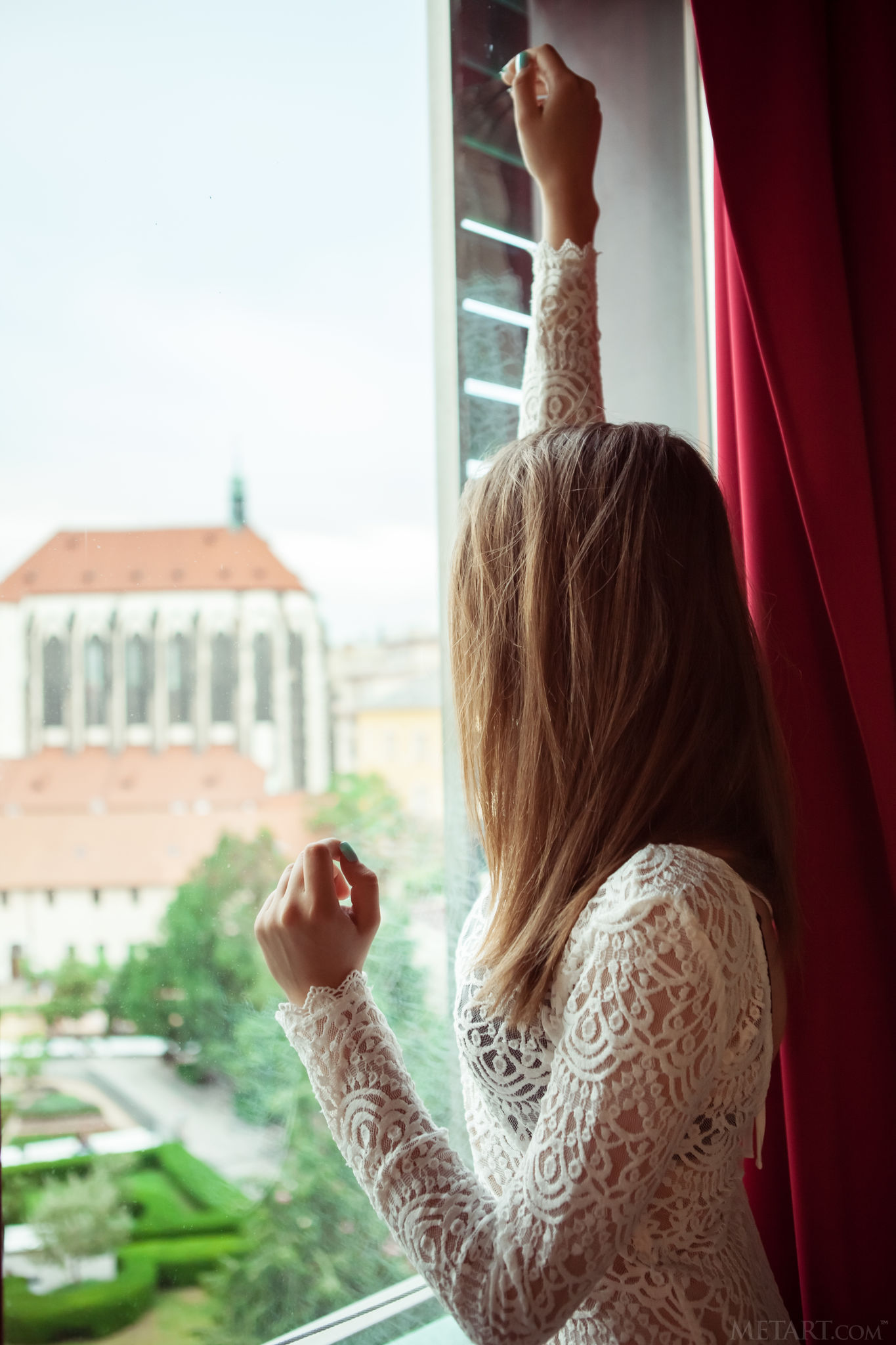 Jasmina Squeezing Her Beautiful Breasts - Photo 00