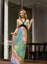 Melissa Baby Smiles Flirtatiously And Shows Shaved Pussy And Sexy Booty