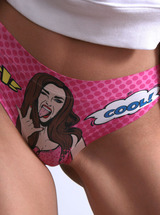 Santa In Her Provocative Gaze