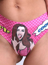 Santa In Her Provocative Gaze