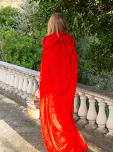 Lia Pink Spectacularly Sexy Red Riding Hood Pussy Lips Delight Viewers photo 14