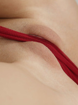 Lalli Entices With A Sultry Striptease Displaying Her Gloved Caresses And Shaved Pussy Play photo 19