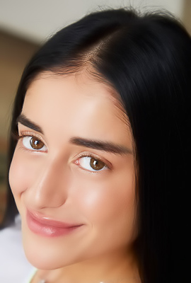 /Ara Mix With Lush-lipped Pussy Pouting Open Invitingly As She Parts Her Slender Thighs