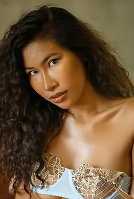 Niki Smiles As The Light And Shadow Play Over Her Gorgeous Body