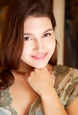 Ellie Luna Displaying Her Lovely Soft Breasts And Firm Round Booty