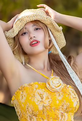 Danny Her Soft Breasts Jiggling In Her Snug Crop Top As Light And Shadow Play