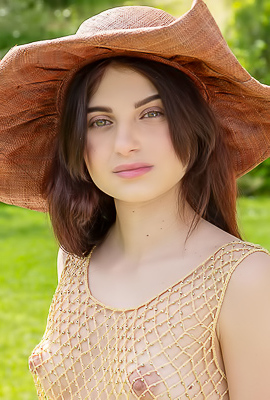 Zoelie Wearing Nothing But High Heels That Accentuate Her Long Legs And Perfect Booty