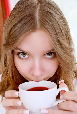 /Estella Soft Thighs Parted And Perky Breasts Bare