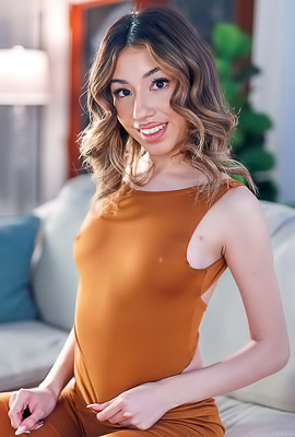 Camila Cream Slips Her Fingers Between The Folds Of Her Bare Twat