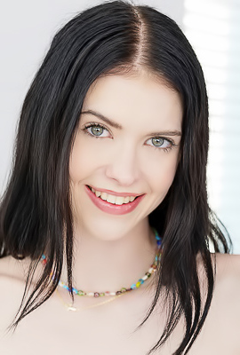 Bella Nova Caressing Her Perky Titties And Hard Nips