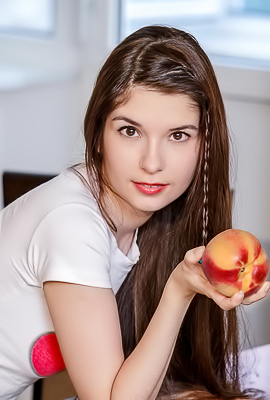 Donita Strips Her Panties Off In The Kitchen | Nude Photo Gallery