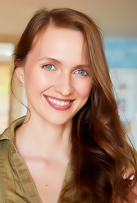 Stacy Cruz Her Long Brunette Hair Cascading Over Her Shoulders