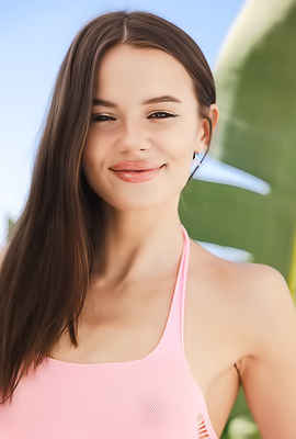 Hottest Girl Malena Amaro Sunbathing