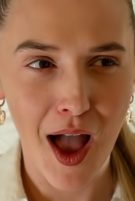 Tempting Olivia Del Rio With A Deep Throat Tease